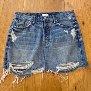Mother Denim Mini Skirt
